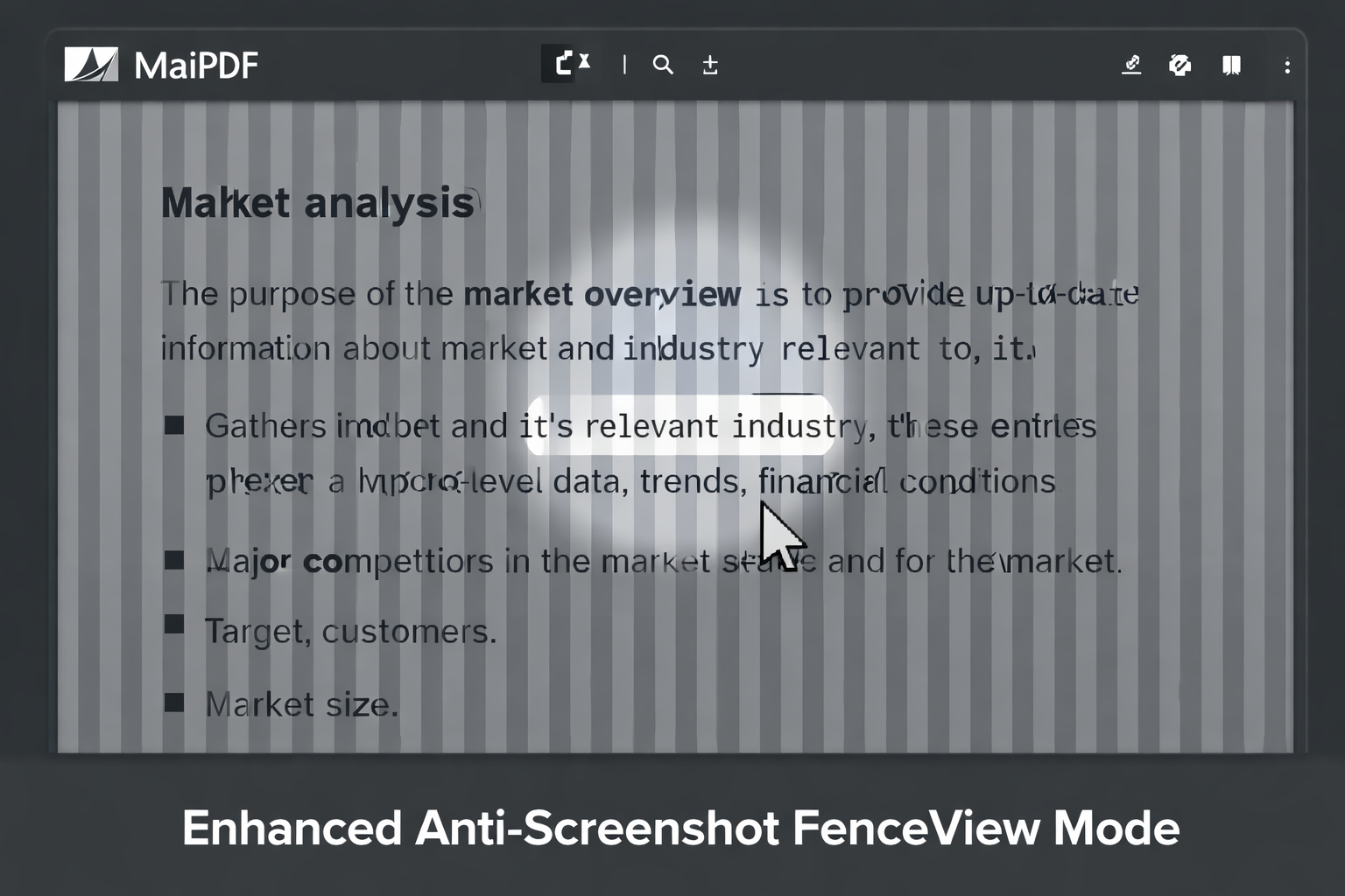 FenceView 栅栏阅读效果示意