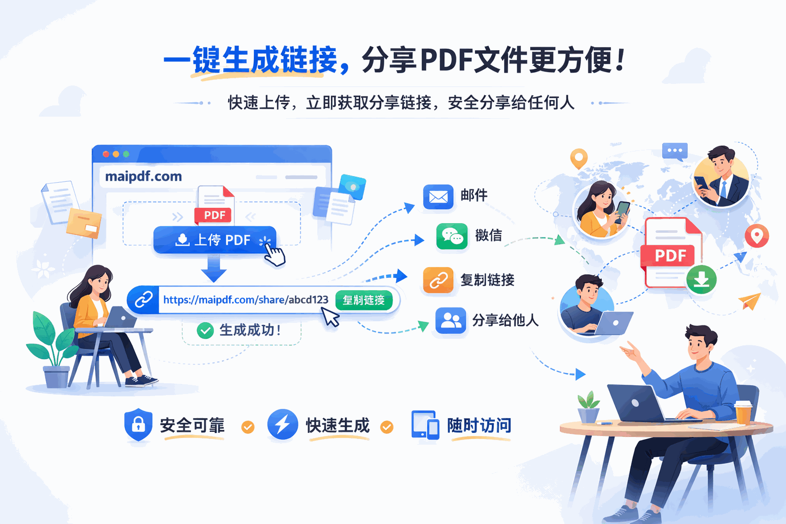 在线分享 PDF 主视觉