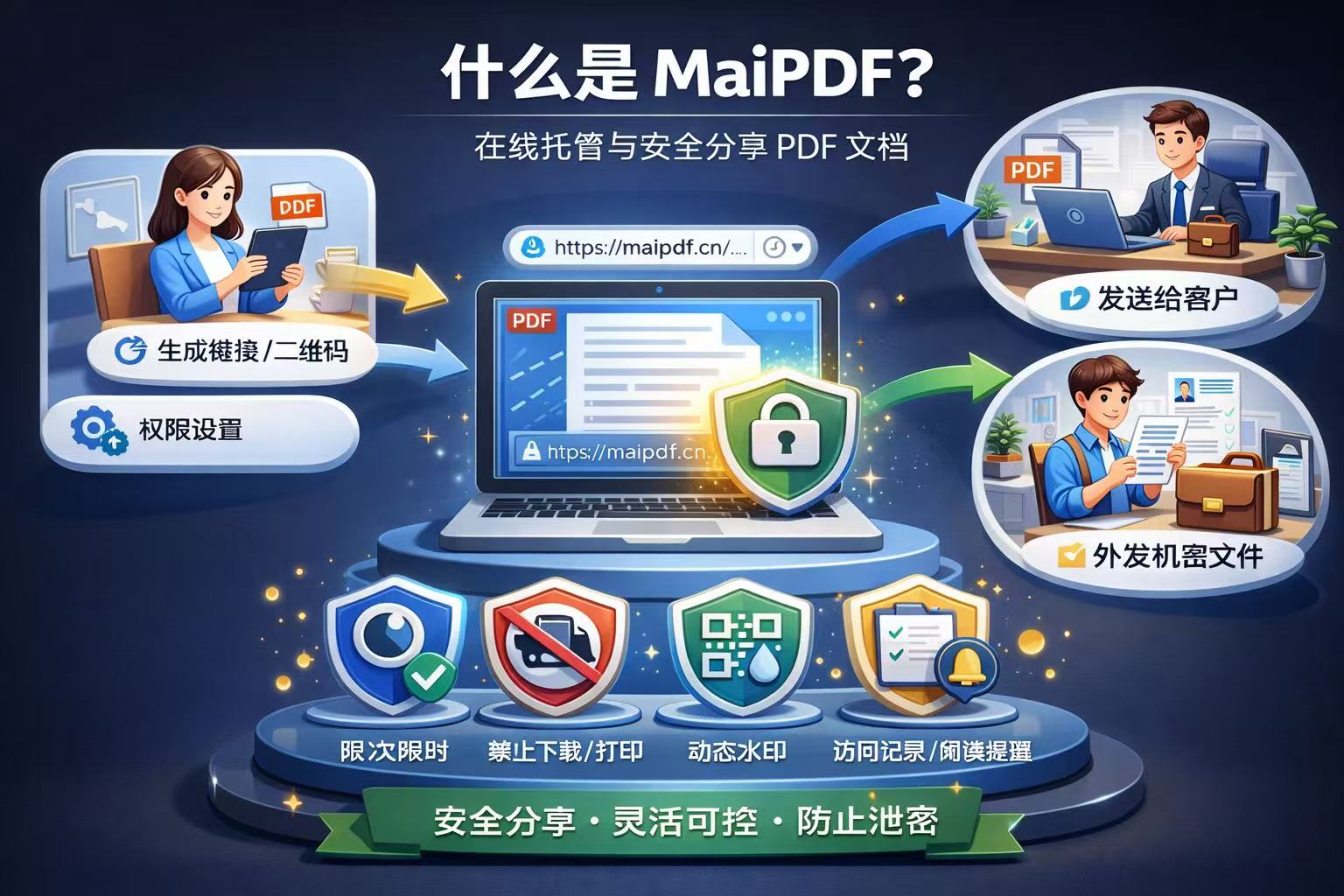适合朋友圈的 PDF 海报封面